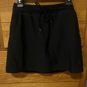 Black golf skort